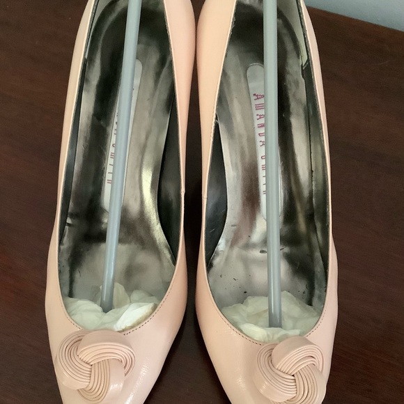 Vintage! NEW Never Worn! Amanda Smith Pink 1980’s Pumps - Picture 9 of 12